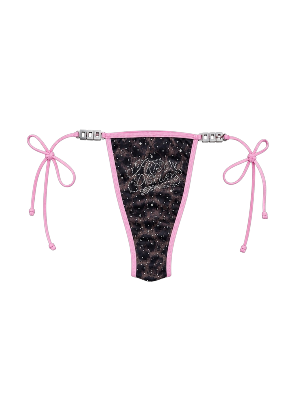 Cheetah Print Rhinestone Bikini Bottom