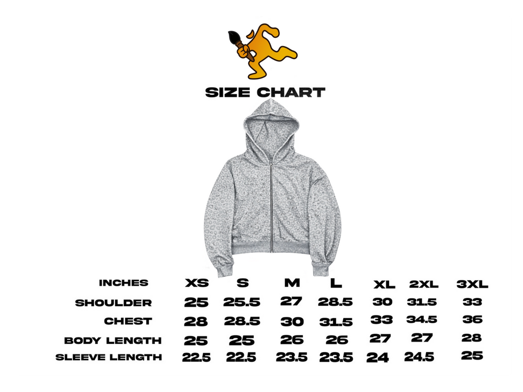 White “Stardust” Diamond Cheetah Zip-Up