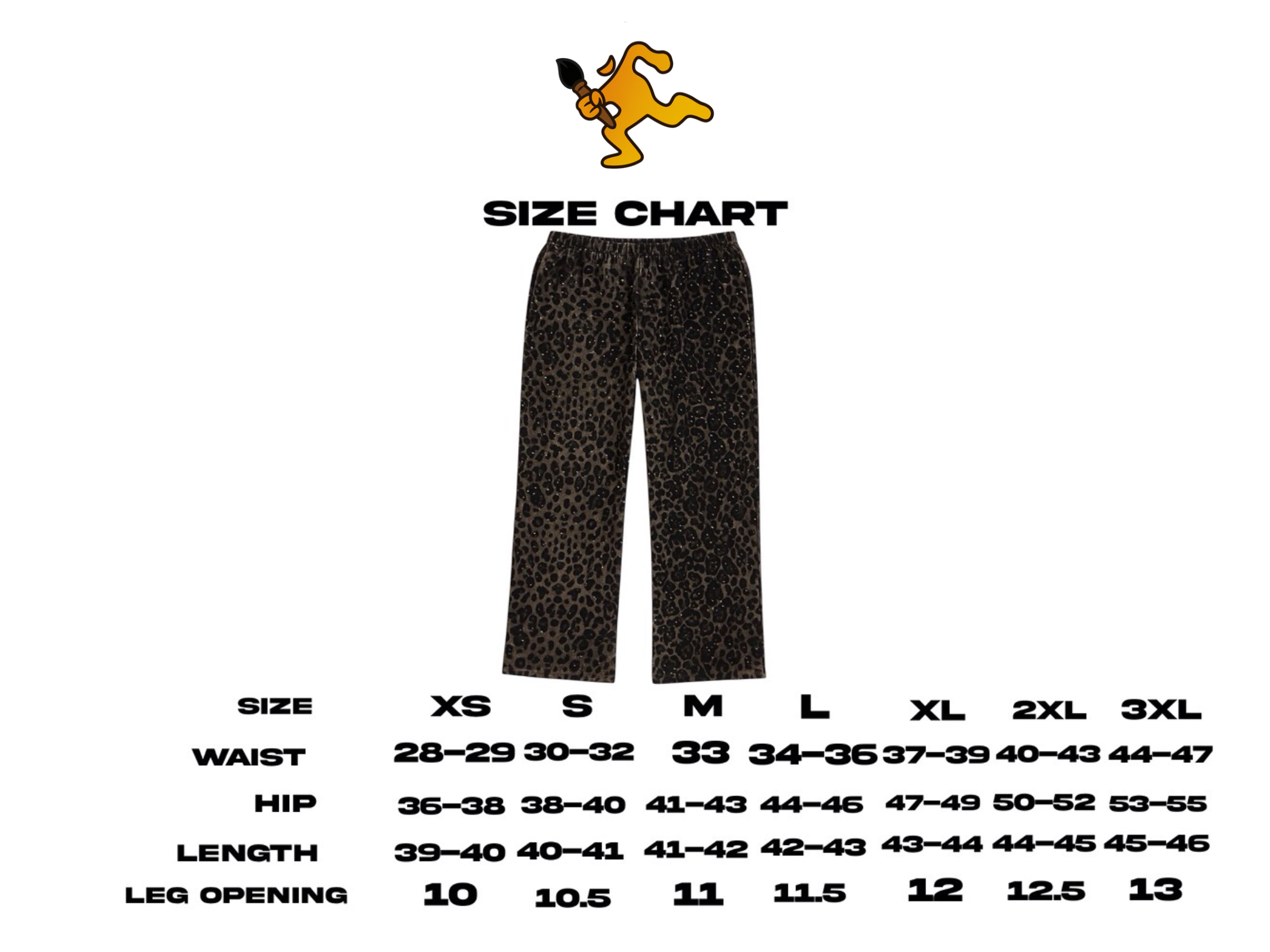 Brown “Stardust” Diamond Cheetah Sweatpants