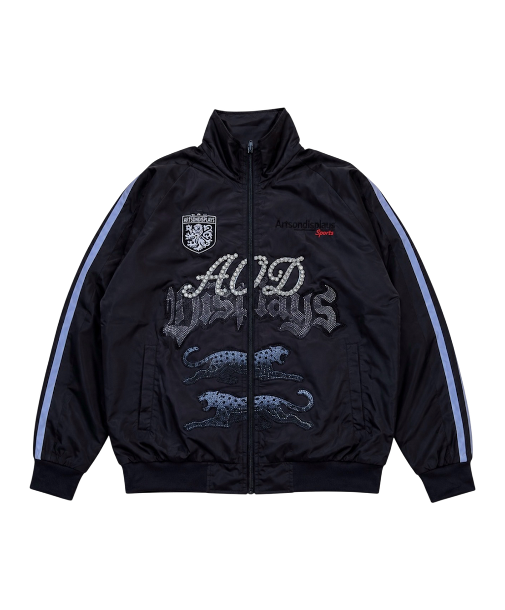 Gemstone Black Sports Track Jacket