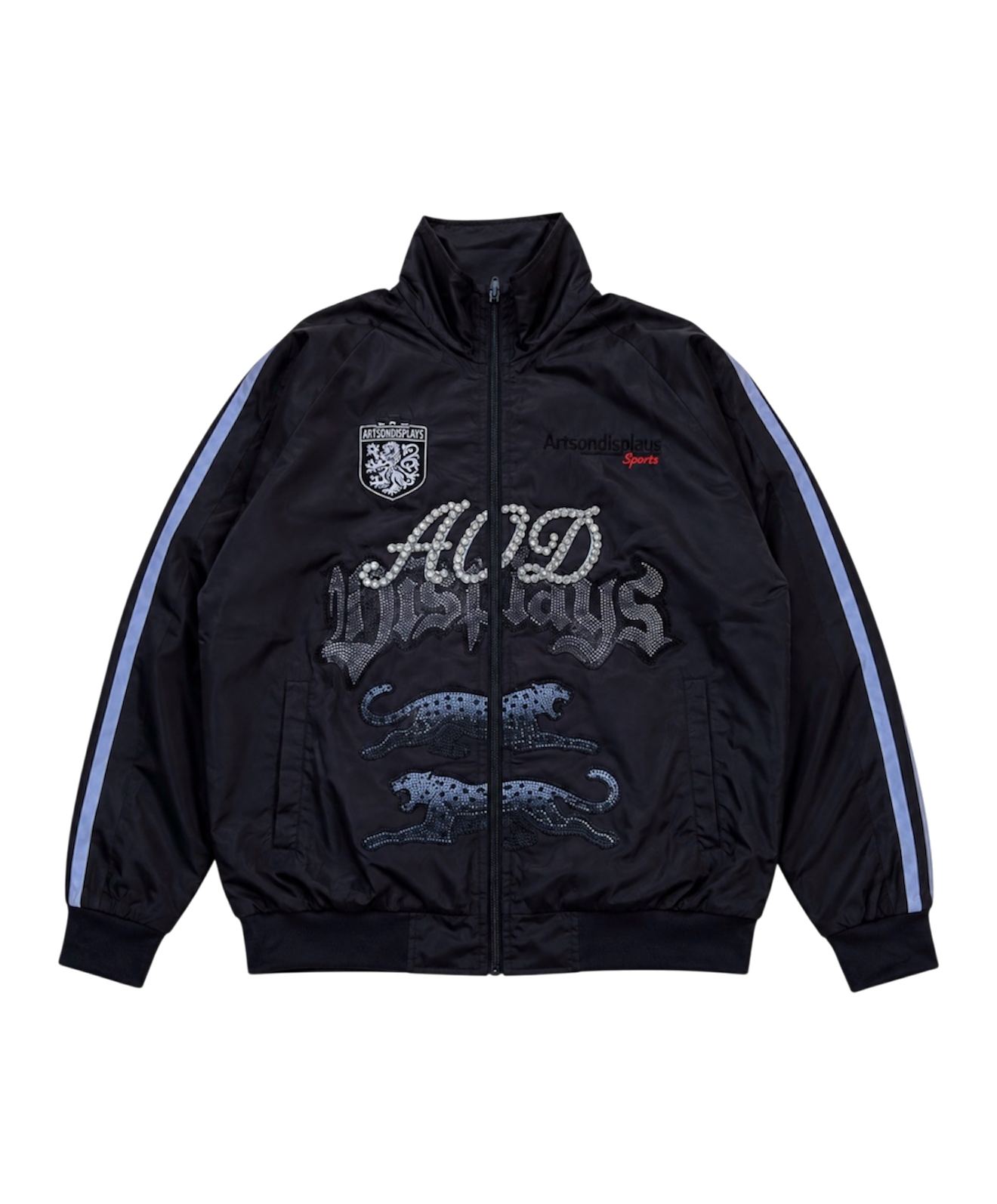 Gemstone Black Sports Track Jacket