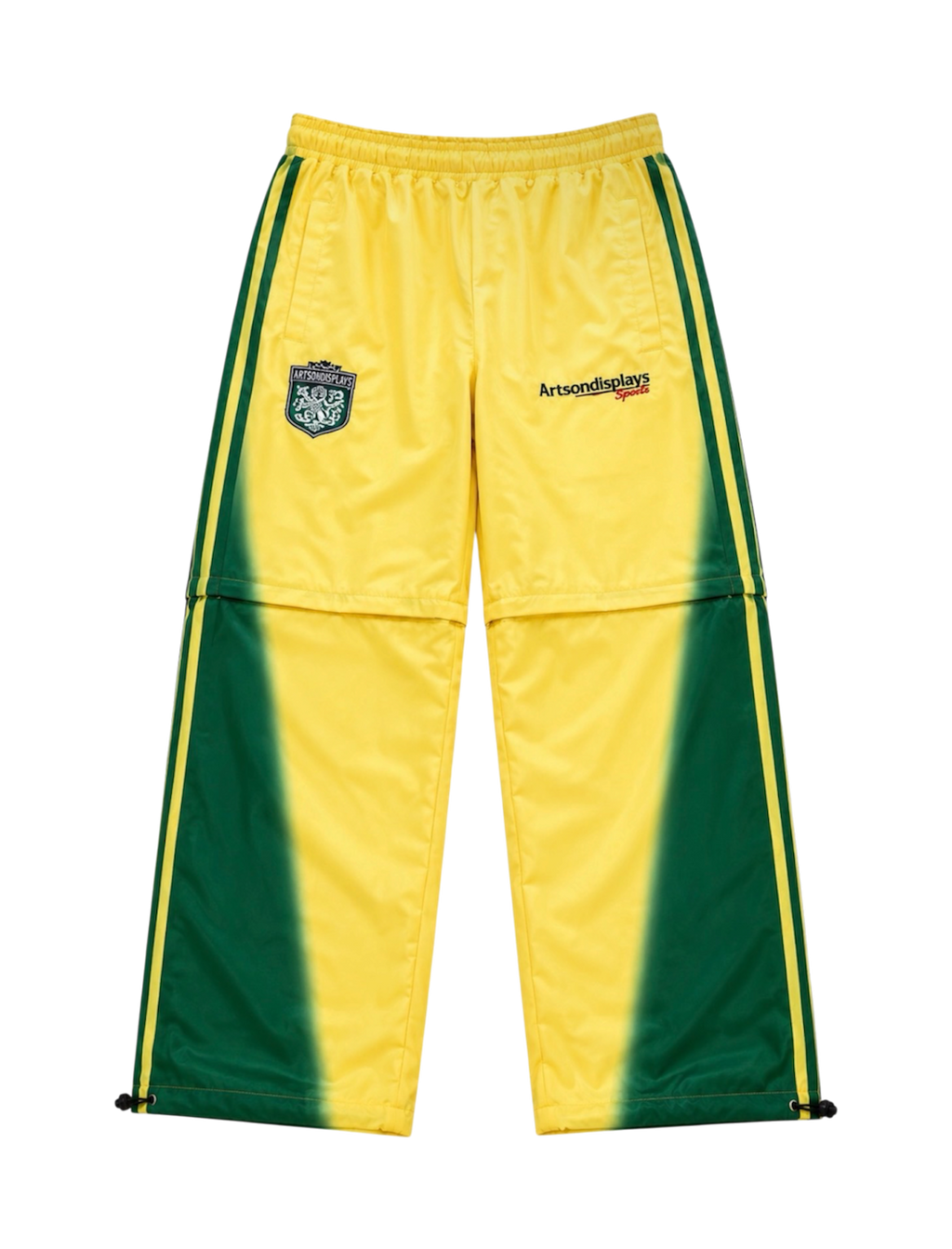 Convertible Yellow Sport Trackpants