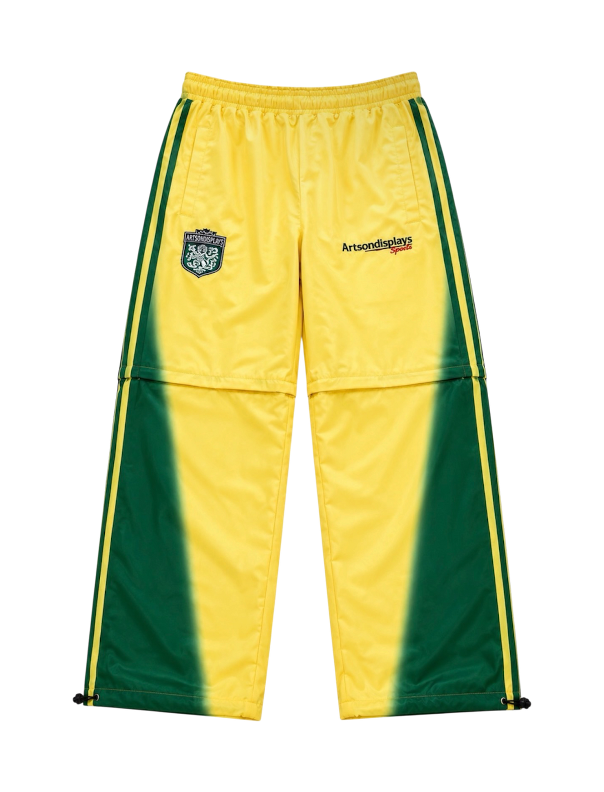 Convertible Yellow Sport Trackpants
