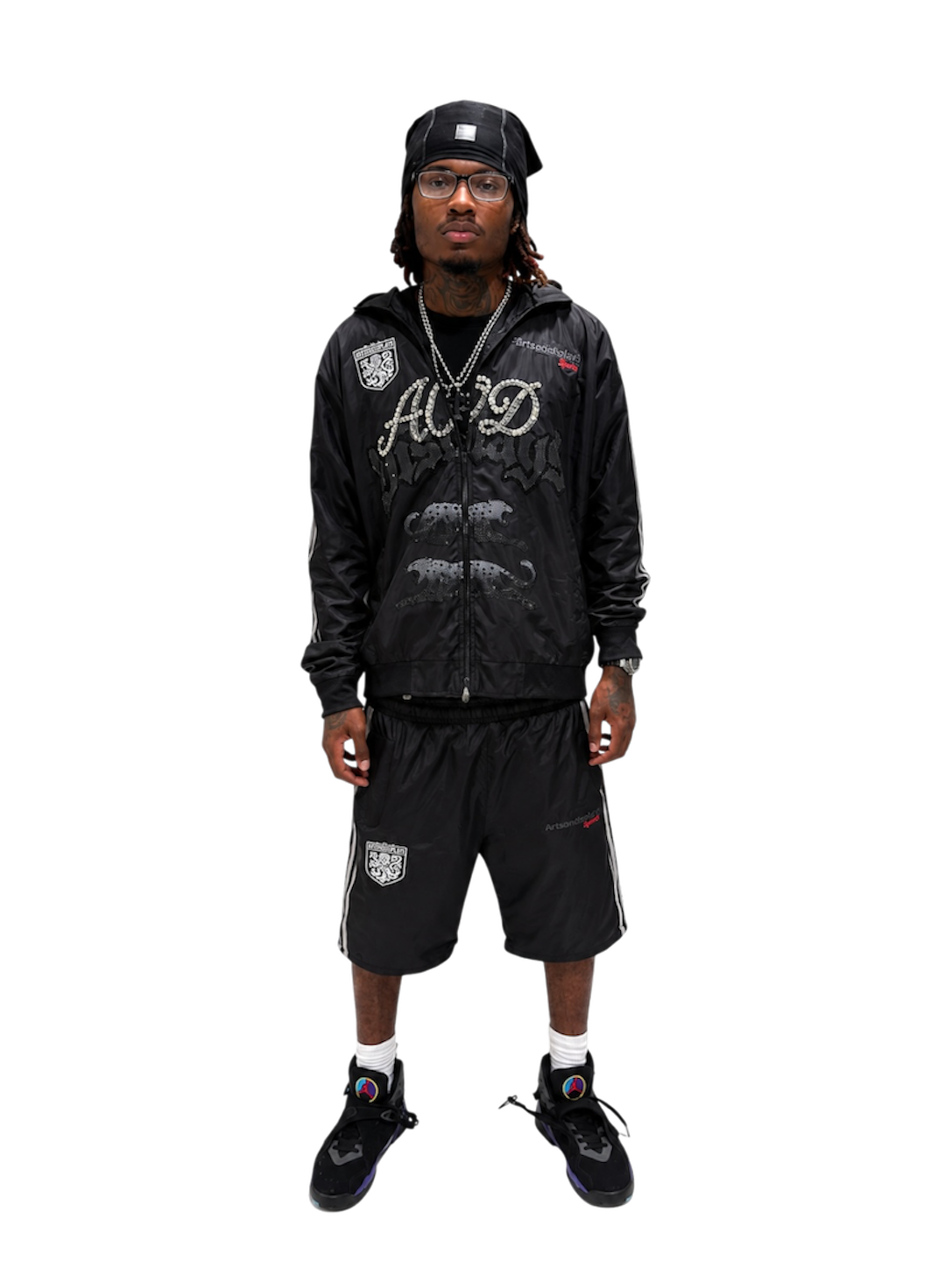 Convertible Black Sport Trackpants