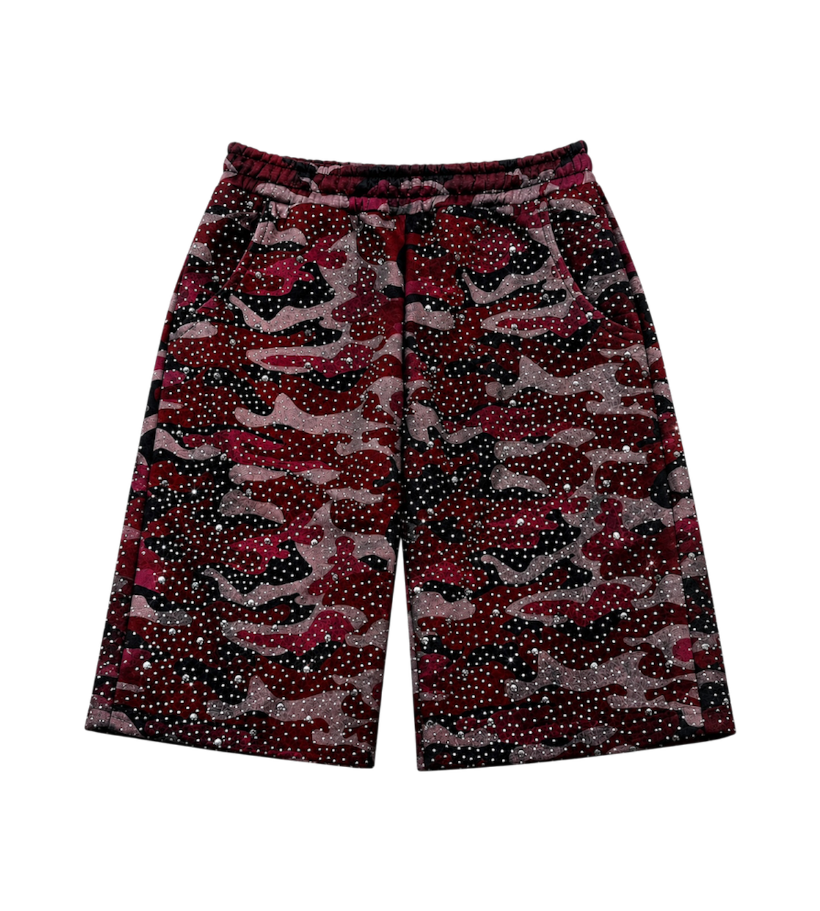 Pink “Stardust” Diamond Camouflage Shorts
