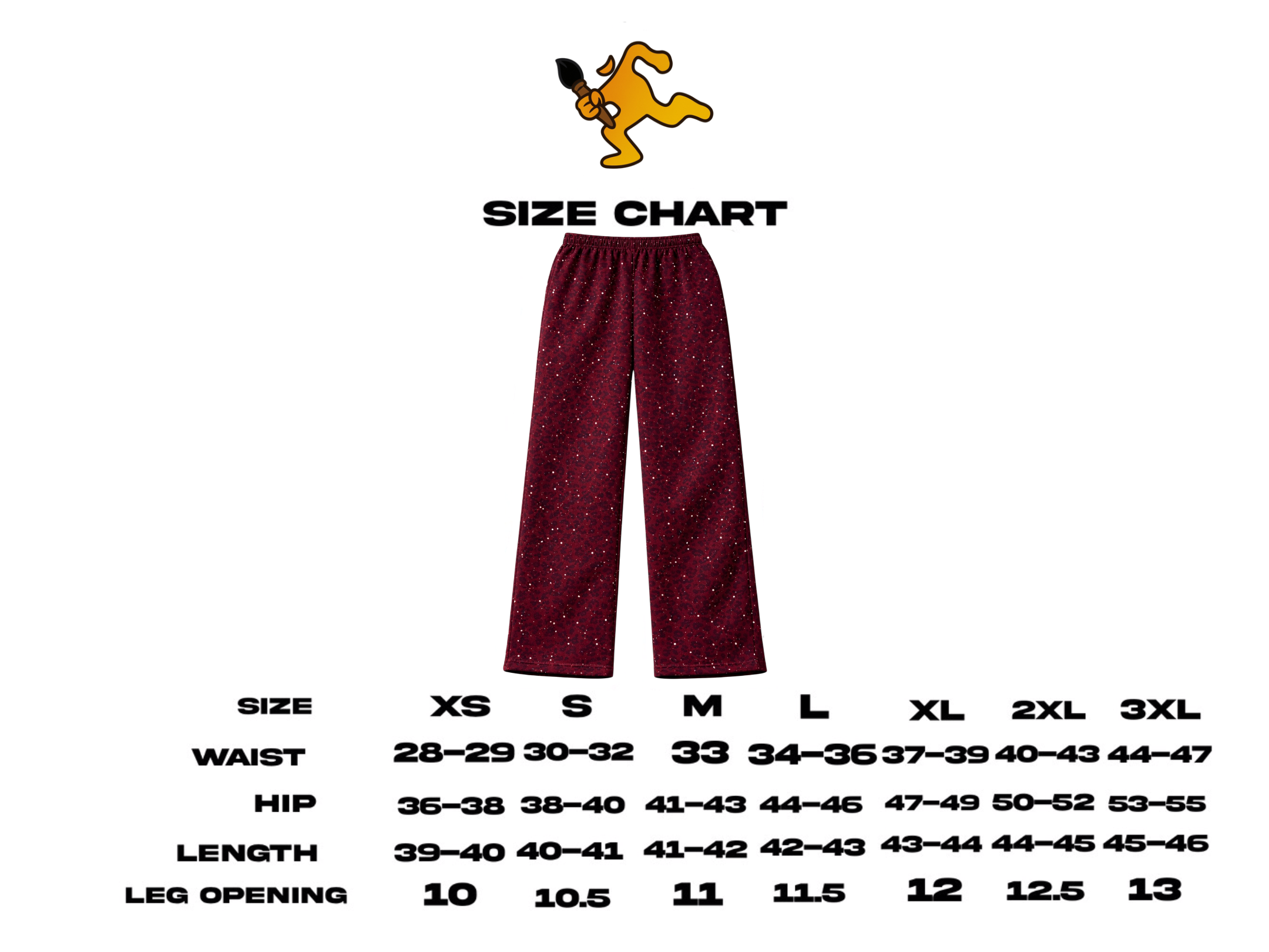 Red “Stardust” Diamond Cheetah Sweatpants